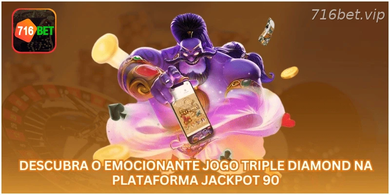 Conheça o jogo Triple Diamond dentro da plataforma Jackpot 90.
