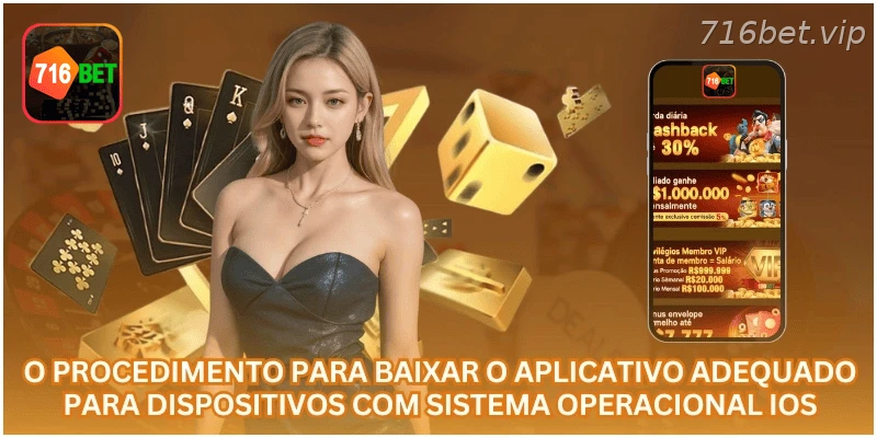 Procedimento para baixar o aplicativo em dispositivos iOS.