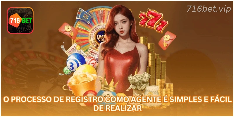 Processo de cadastro para agente 716BET.