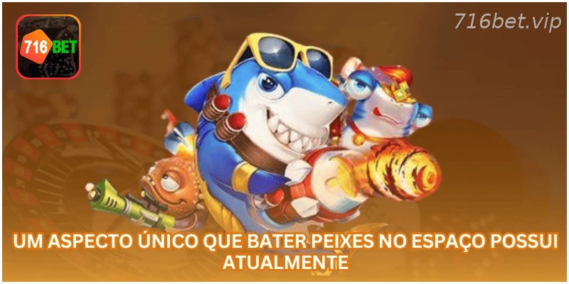 Visual diferenciado do jogo Batalha de Peixes no Espaço.
