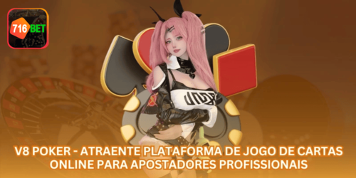 V8 Poker - Atraente Plataforma de Jogo de Cartas Online para Apostadores Profissionais.